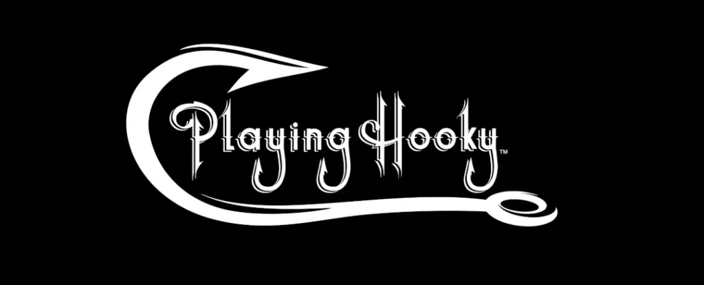 Playing Hooky® 12 inch Hook Decal - white